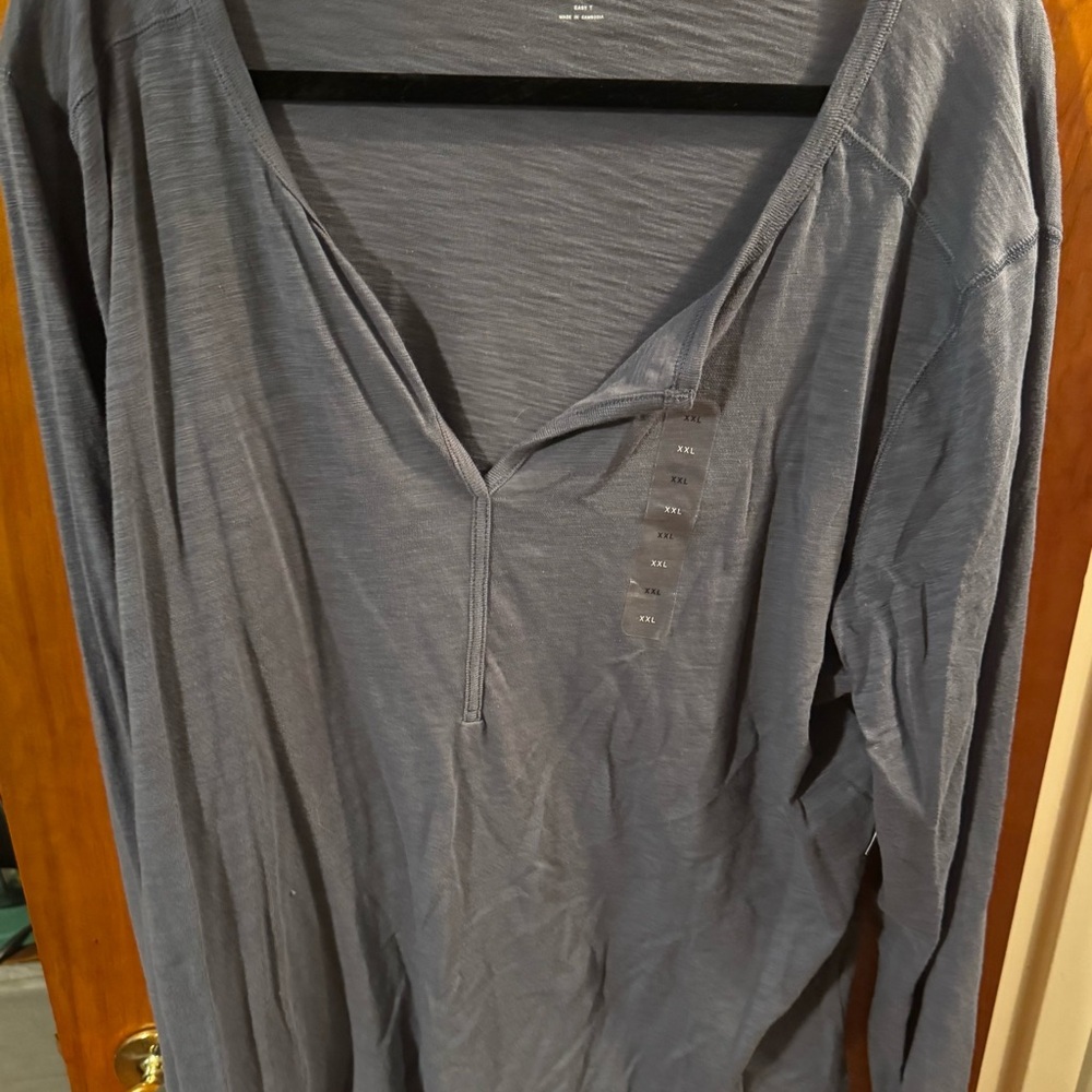 Gap Blue Long Sleeve Top